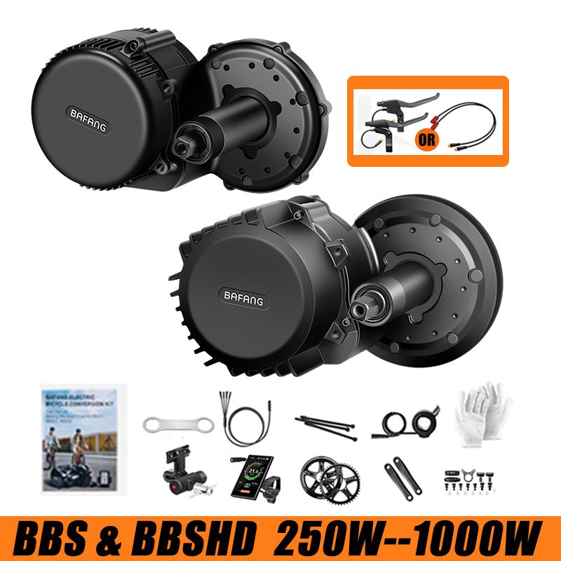 Mid Drive Conversion Kit 1000W - Bafang 36V 48V Ebike Engine 250W